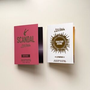 Jean Paul Gaultier Scandal and Gaultier Divine Samples